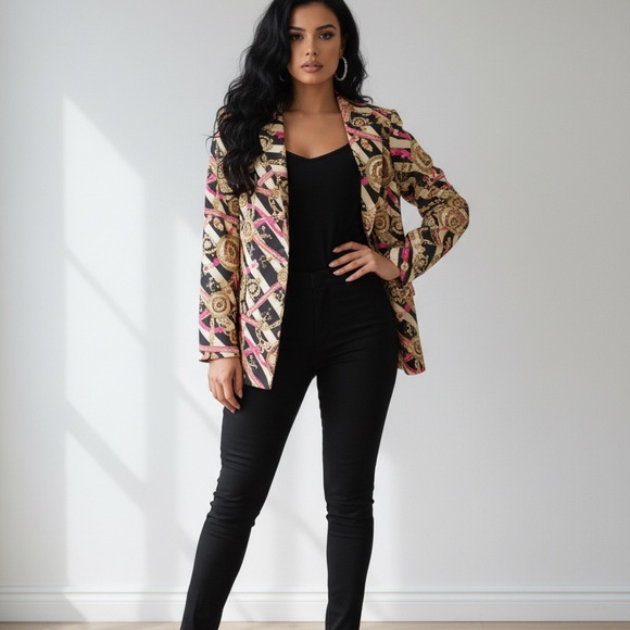 Baroque Printed Sporty Blazers - Picture 1 of 1
